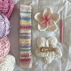 Crochet 🧶 Hair Accessories 🎀
