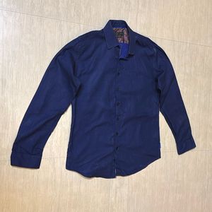 Navy Button-Down Shirt