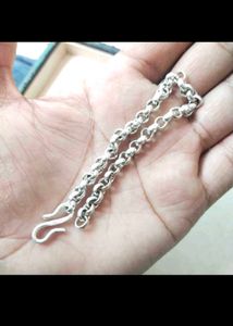 Pure Silver Link Chain Bracelet ForMan&amp; Women.