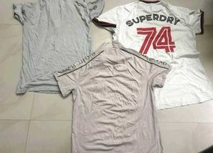 3 different colour pattern tshirts