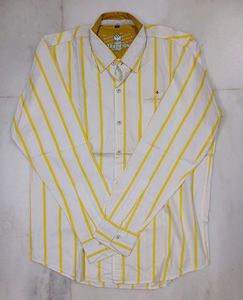 Striped Button-Down Shirt
