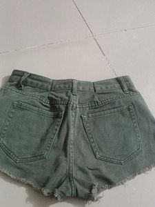 Forever 21 Olive Green Hot Pants