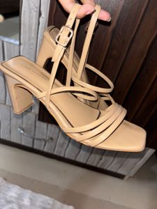 Squared Nude Heels