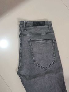 Gray Denim Jeans