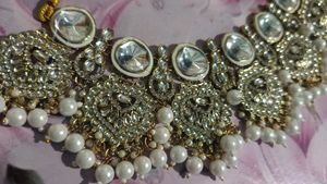 Elegant Kundan Jewelry Set