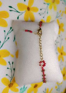 Red Beaded Bracelet