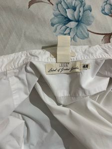 H&amp;M White Slim Fit Shirt