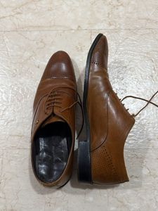 Brown Leather Formal Shoes