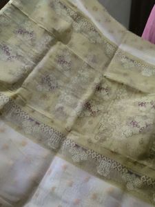 Elegant Beige Saree