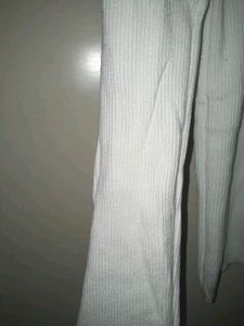 White Highneck Sweater