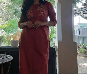Beautiful Kurti of Maroon Shade Colour
