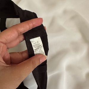 Black Padded Push Up Bra