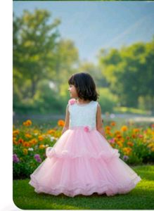 Adorable Pink Tulle Party Dress