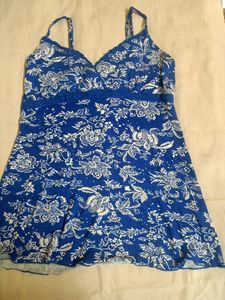 Blue Sleeveless Top