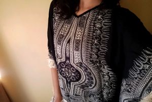 Black n White Kaftan