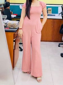 Stylish Pink Jumpsuit