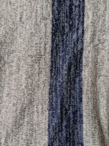 Striped Grey And Blue Top