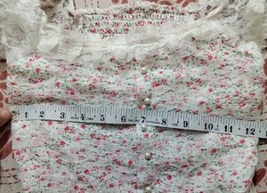 Floral LACE CORSET Top