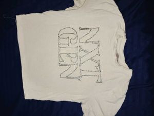 White Graphic Tee