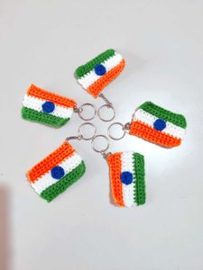 Tricolor Flag Keychains