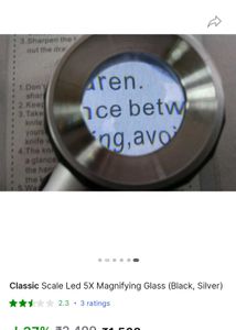 Scale Magnifying Glass