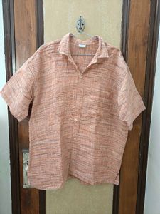 Orange cotton Shirt