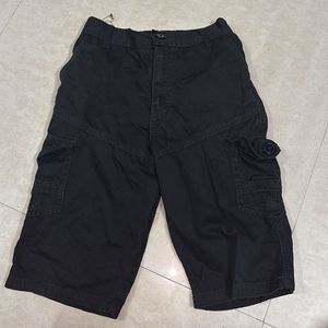 Black Cargo Shorts