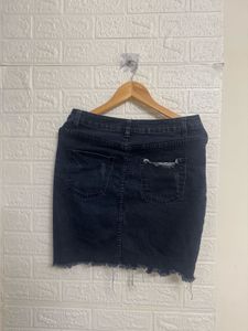 Denim Mini Skirt
