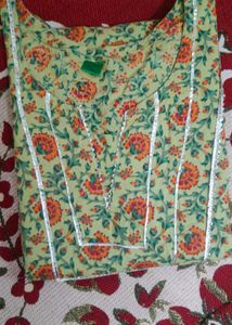 Floral Print Kurta