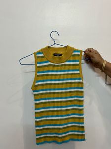 Striped Sleeveless Top 🧀