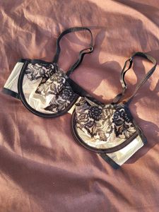 H&M Floral Designer Mesh Bra 34C
