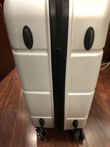 Silver Suzuki Luggage - Travel Ready!