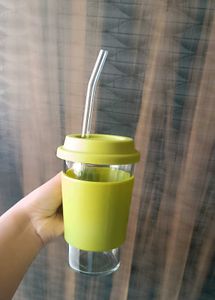 Stylish Reusable Glass Tumbler