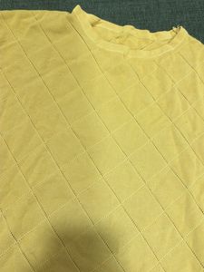 Yellow Knit Sleeveless Top