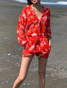 H&M Red Playsuit
