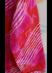Pink Leheriya Kurti