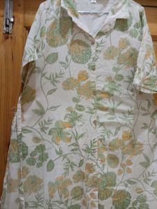 Floral Button-Up Dress