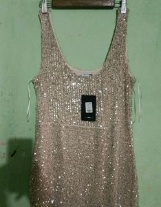 Fashion Nova Tall Family Affair Silver Sequin Gown
