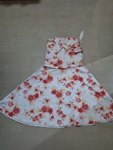 Floral Dress & Bolero Set