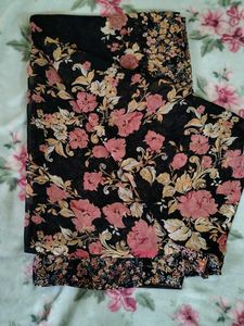 Floral Print Saree