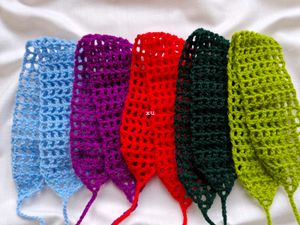 Crochet Headbands set of 5