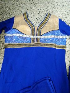Like New Pepsi Blue Kurta Set