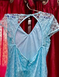 Backless Blue Dress 🩵