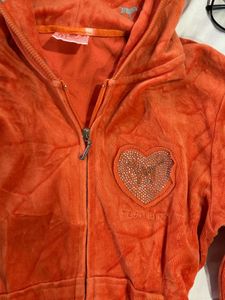 PINK Embellished Velour Hoodie