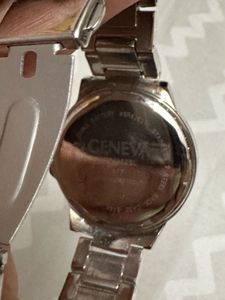 Ganeva Silver Wrist Watch Unisex