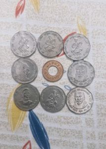 Rare Indian Coin Collection 9pcs Lot
