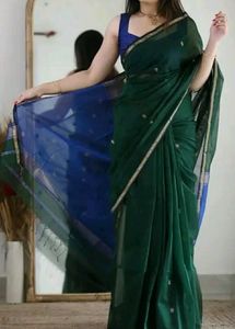 2 BRAND NEW SAREE WITH ATTACH BLOUSE PIECE