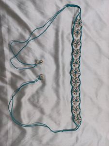 Turquoise color boho belt