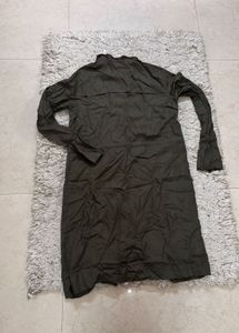 AND Unused Olive Shirt Dress