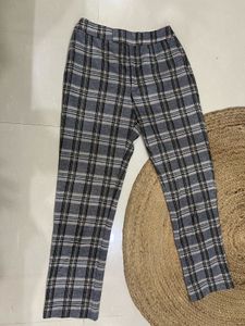 Checkered Casual Pants Combo